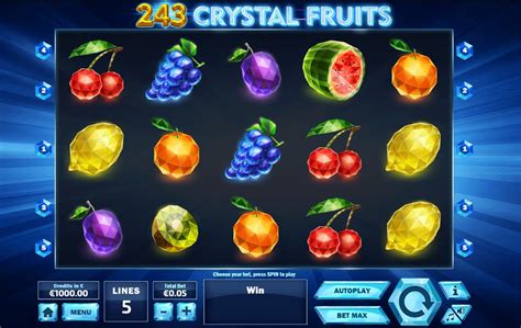 243 Crystal Fruits Reversed 1xbet